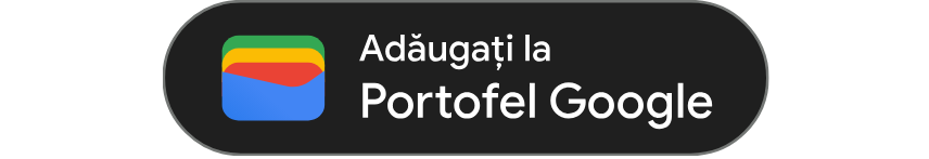 Butonul oficial Adăugați la Portofel Google, afișat pe Android